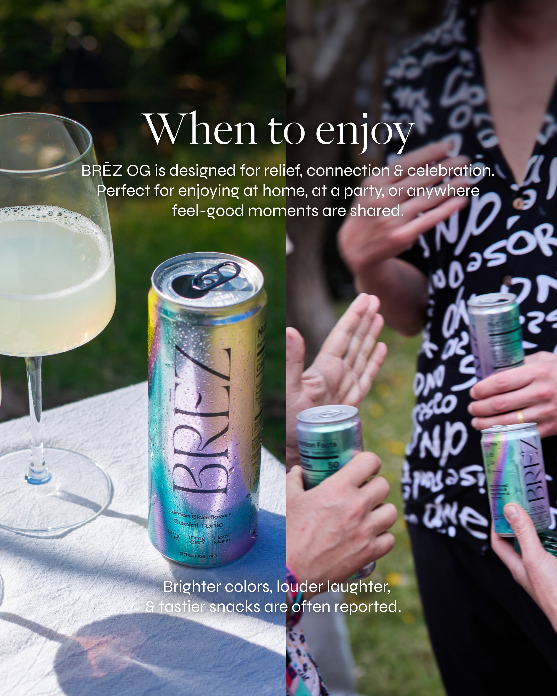 Lemon Elderflower 7.5oz | Non-Alcoholic Seltzers | BRĒZ