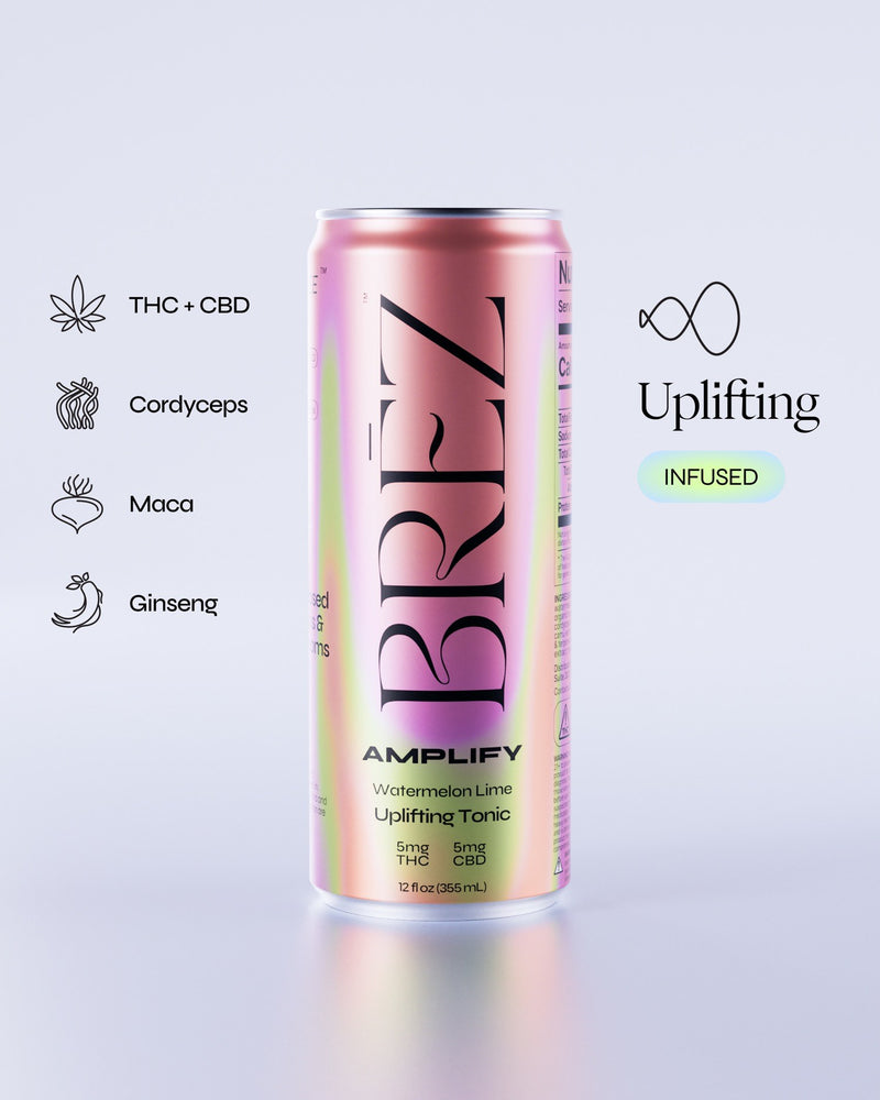 Amplify | Watermelon & Lime | 5mg THC, 5mg CBD | Wholesale | 24-Pack