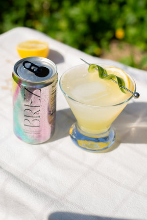 Cucumber Lemon Basil Spritz