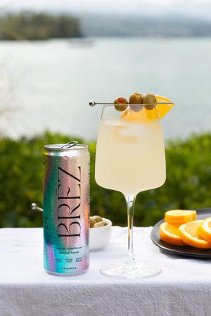 Dirty Martini Spritz
