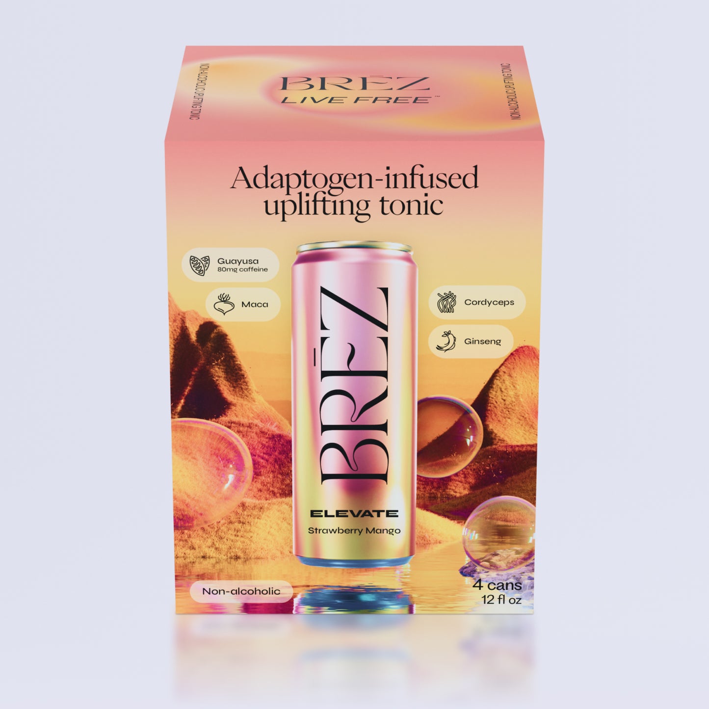 Elevate | Adaptogen Infused Social Tonic | Wholesale | 24-Pack