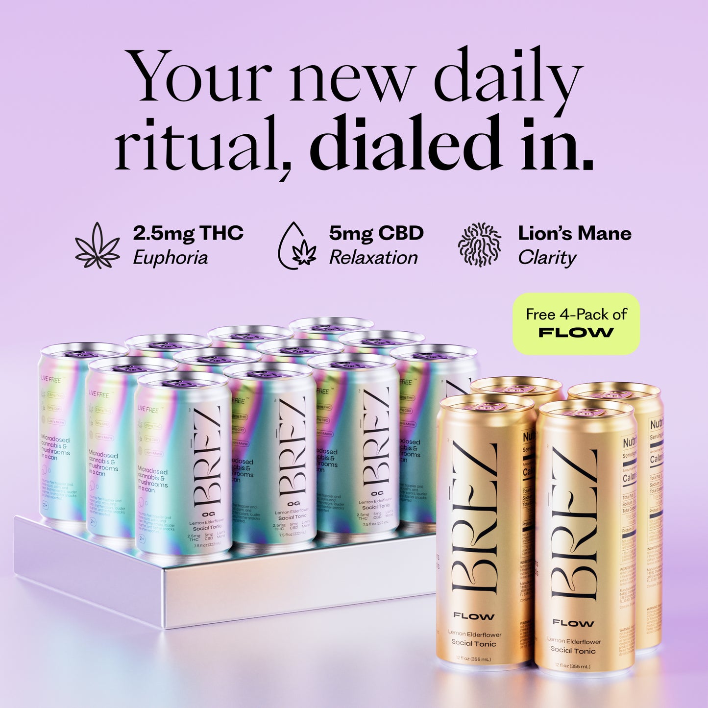 OG Micro 12-Pack + FREE 4-Pack of Flow